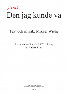 Den jag kunde va i gruppen  hos JaKe (Arrak) musik (AK194)