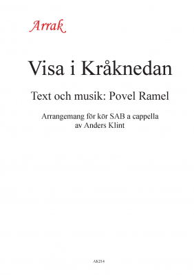 Visa i Krknedan i gruppen Krnoter - tryckta hos JaKe (Arrak) musik (AK214)