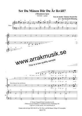 Ser du mnen dr du r ikvll? (Tillsammans igen) i gruppen Krnoter - digitala hos JaKe (Arrak) musik (AK317D)