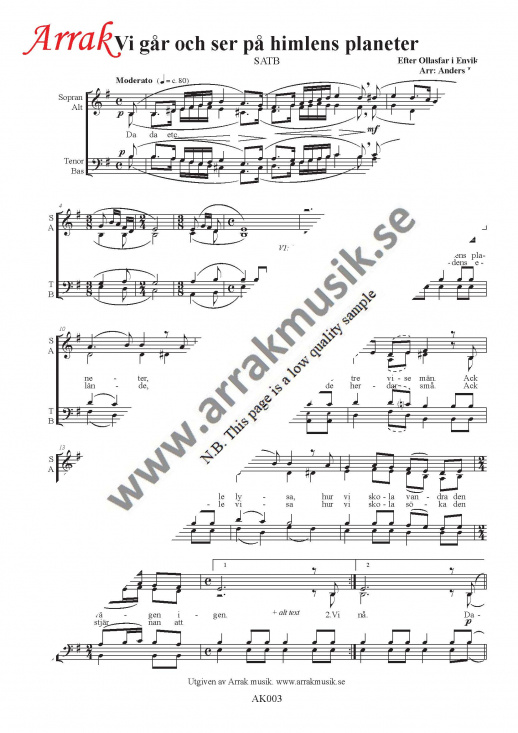 Vi g�r och ser p� himlens planeter