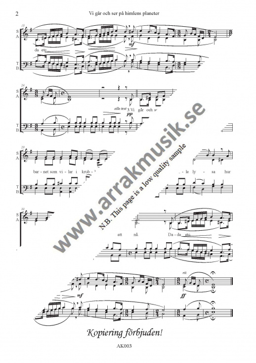 Vi g�r och ser p� himlens planeter