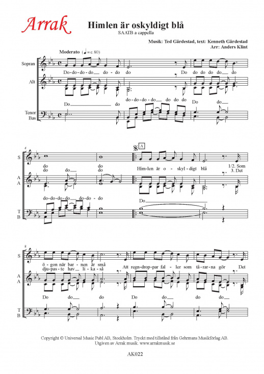 Himlen �r oskyldigt bl�