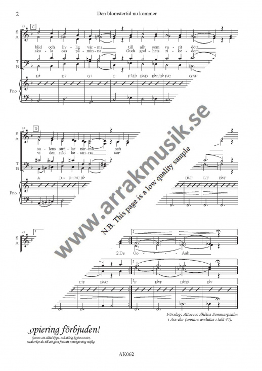 Den blomstertid nu kommer