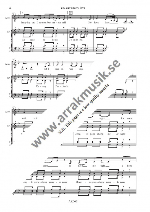 You can't hurry love