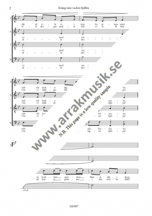 Klang min vackra bj�llra