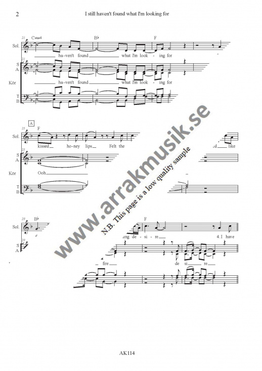 I still haven't found what I'm looking for