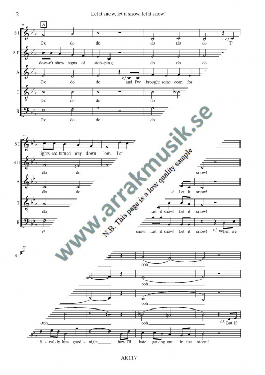 Let it snow, let it snow, let it snow