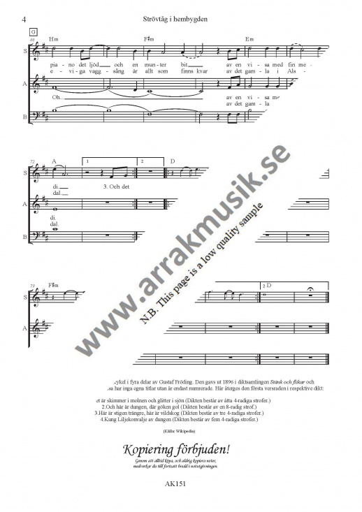 Str�vt�g i hembygden