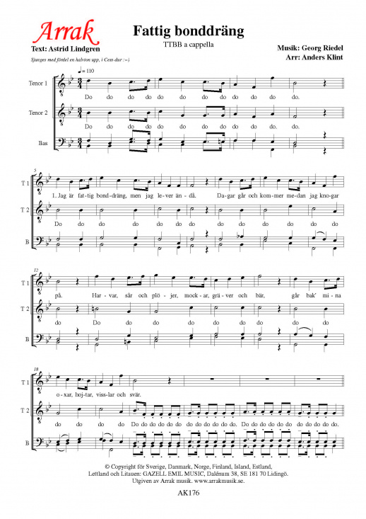 Fattig bonddr�ng - TTBB