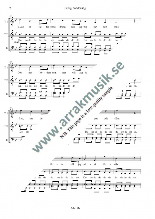 Fattig bonddr�ng - TTBB