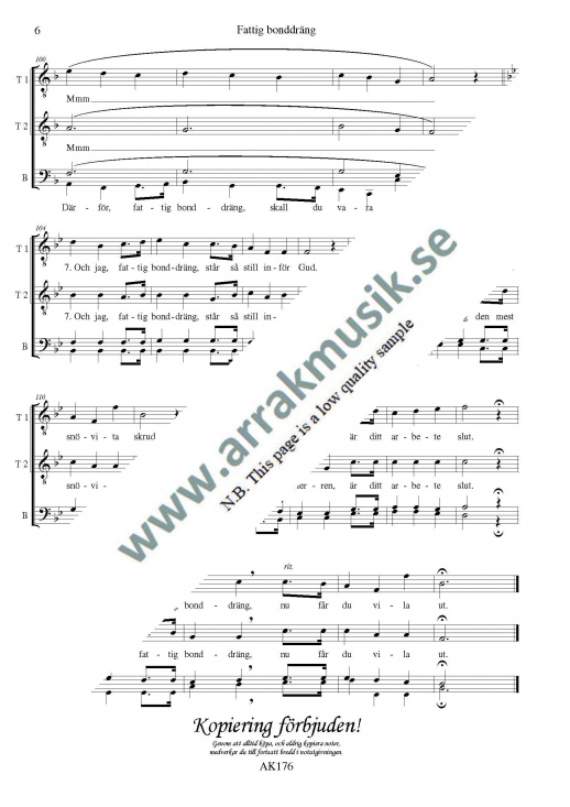 Fattig bonddr�ng - TTBB