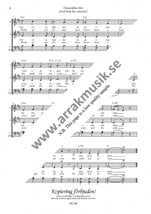 Esmeraldas b�n/God help the outcasts