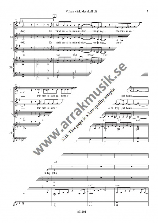 Vilken v�rld det skall bli (SSA)