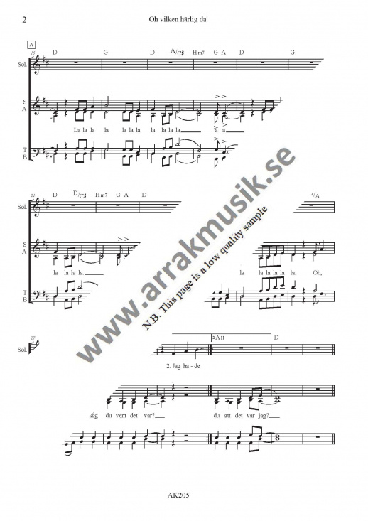 Oh vilken h�rlig da'