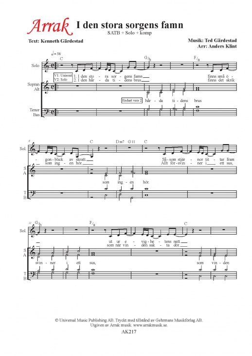 I den stora sorgens famn