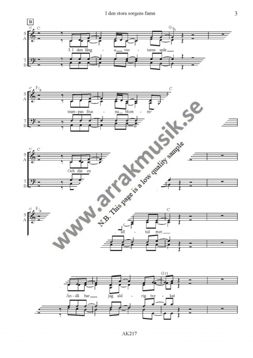 I den stora sorgens famn