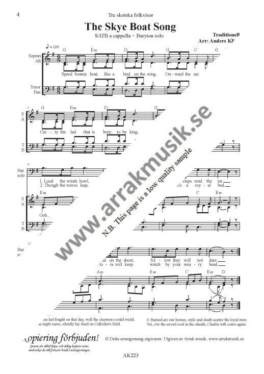 Tre skotska folkvisor