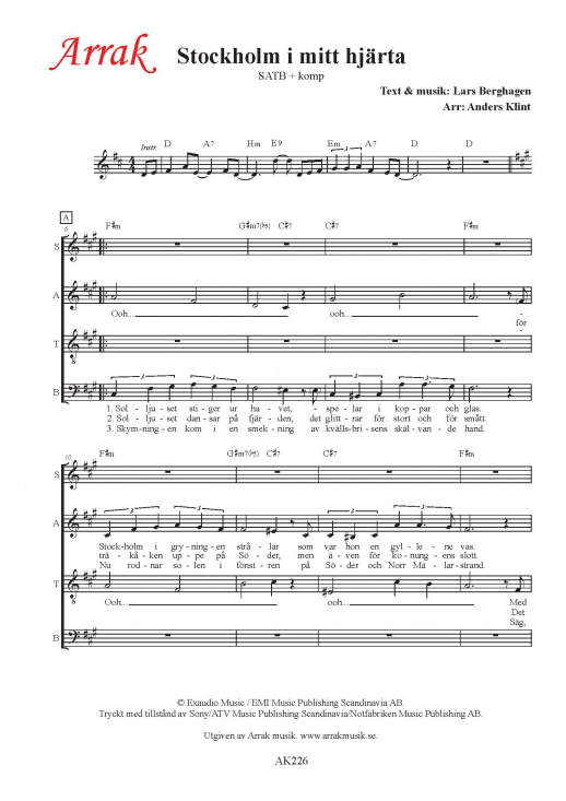 Stockholm i mitt hj�rta