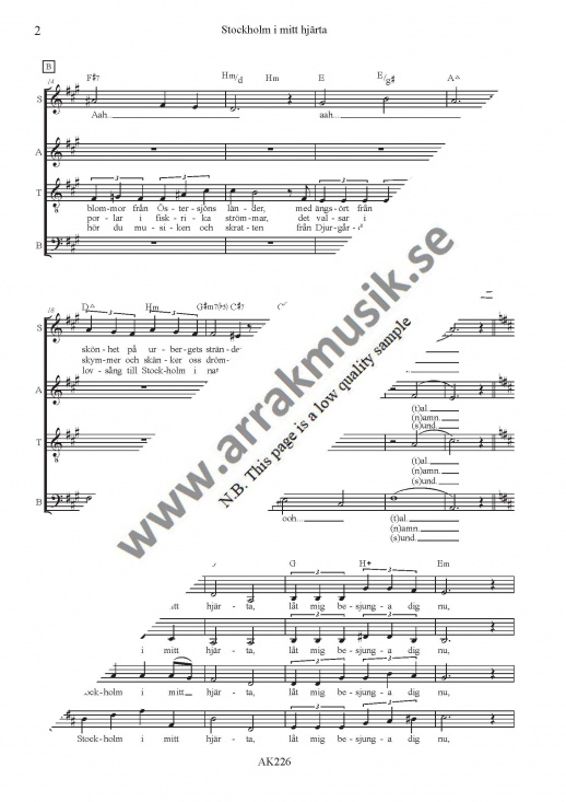 Stockholm i mitt hj�rta