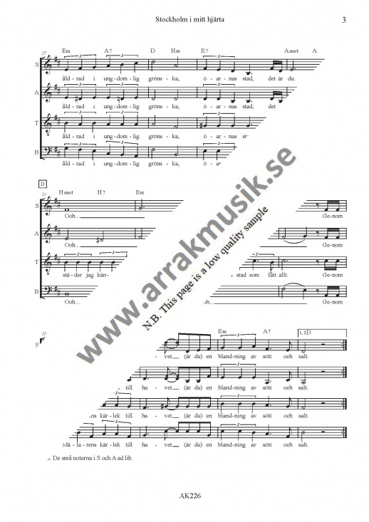 Stockholm i mitt hj�rta