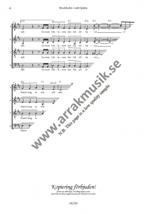 Stockholm i mitt hj�rta