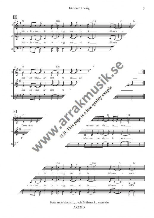 K�rleken �r evig