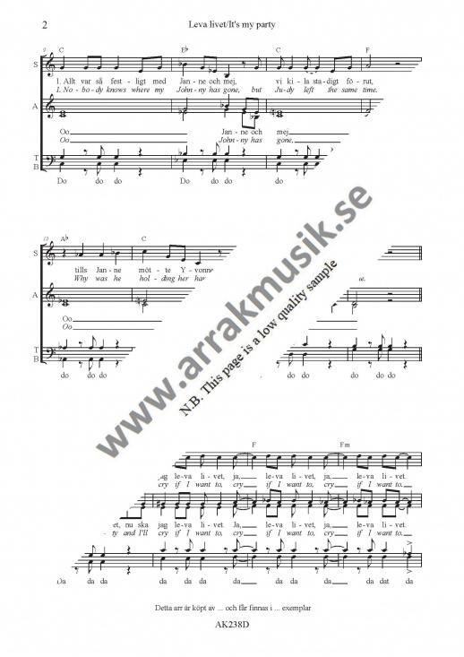 Leva livet/It's my party