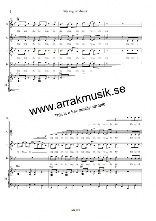 S�g mig var du st�r