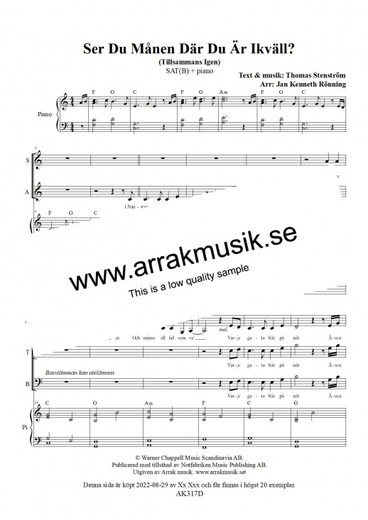 Ser du m�nen d�r du �r ikv�ll? (Tillsammans igen)