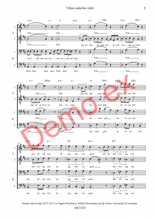 Vilken underbar v�rld