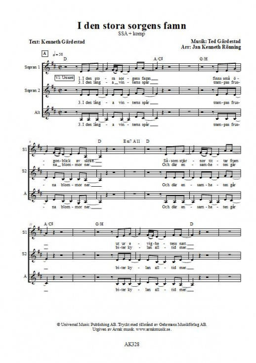 I den stora sorgens famn