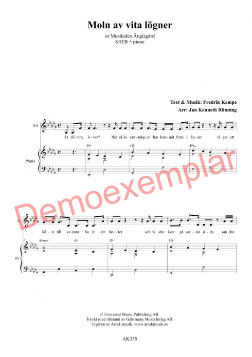 Moln av vita l�gner