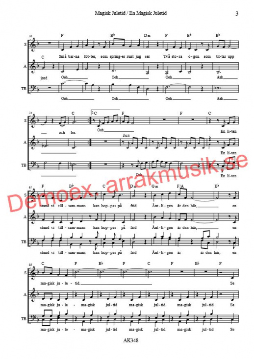 Magisk Juletid / En Magisk Juletid SATB