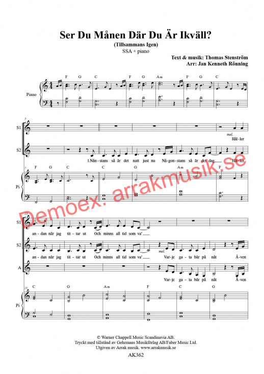 Ser du m�nen d�r du �r ikv�ll? (Tillsammans igen)