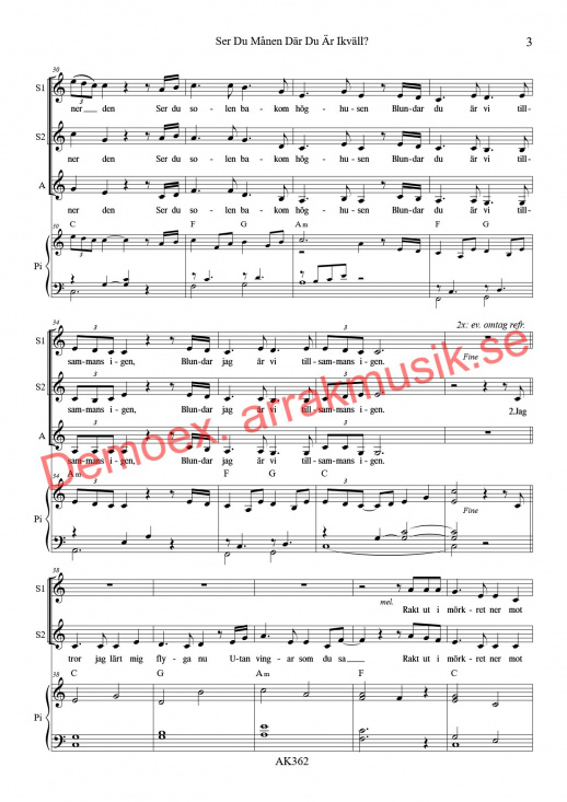 Ser du m�nen d�r du �r ikv�ll? (Tillsammans igen)