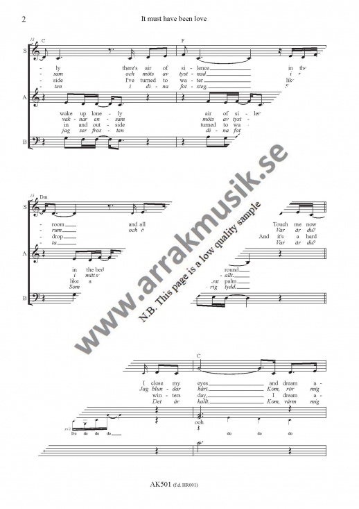 It must have been love/N�r k�rleken f�ds