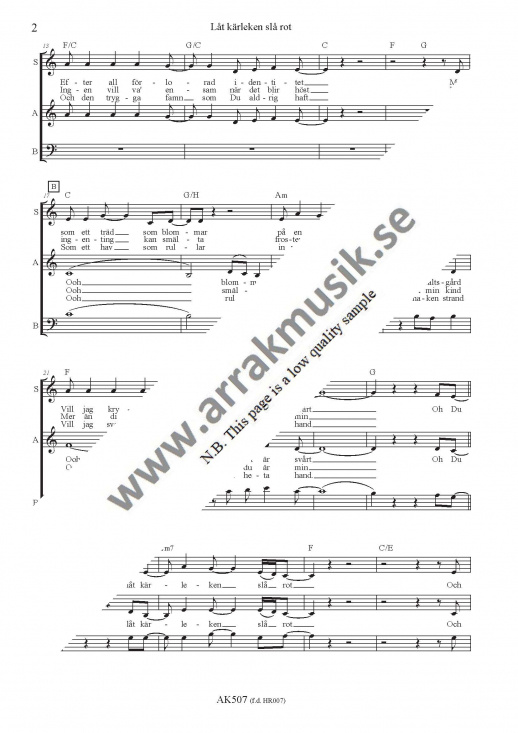 L�t k�rleken sl� rot