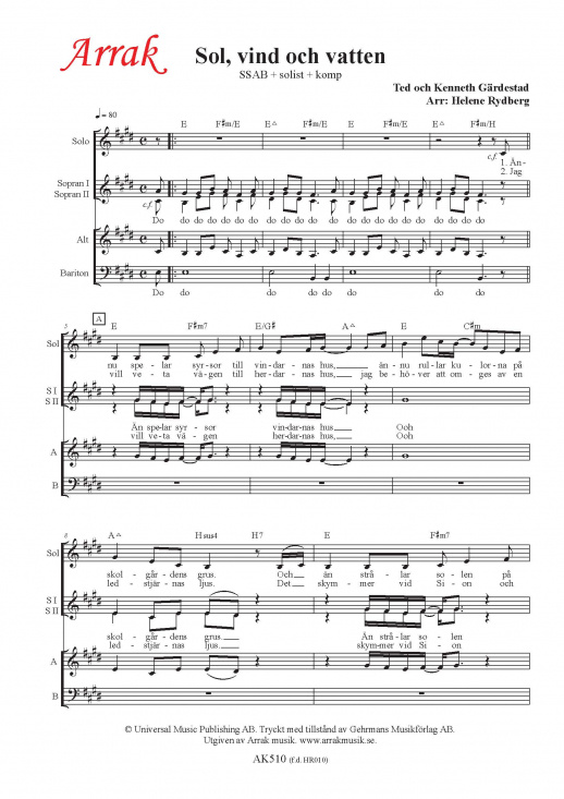 Sol, vind och vatten