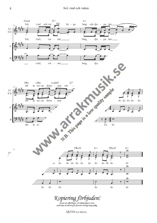 Sol, vind och vatten