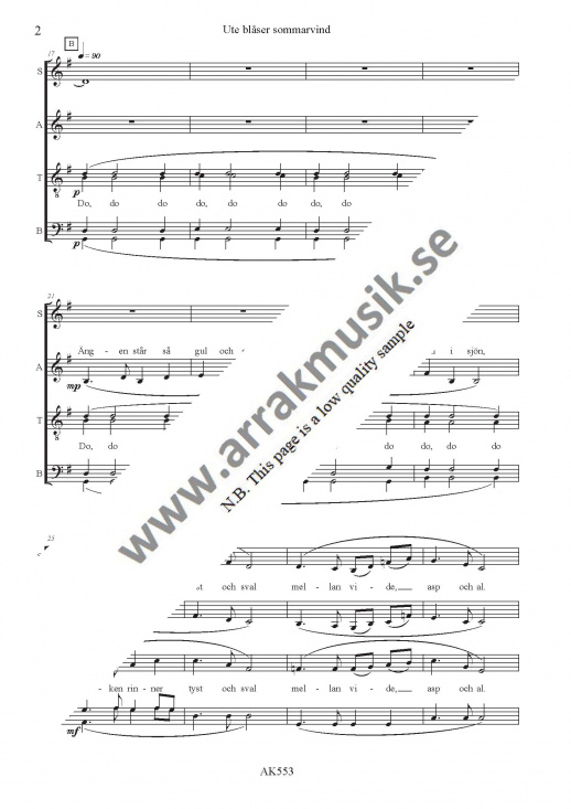 Ute bl�ser sommarvind