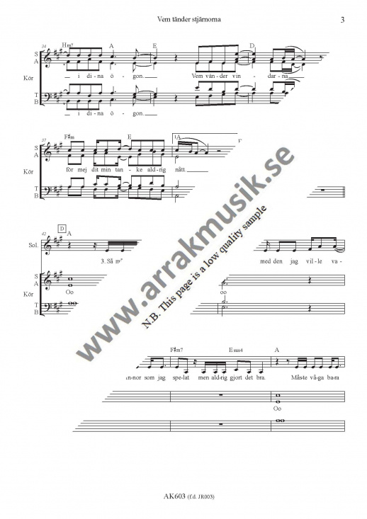 Vem t�nder stj�rnorna