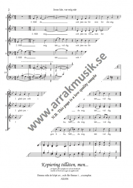 Jesus k�r, var mig n�r