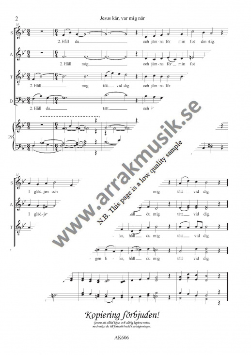 Jesus k�r, var mig n�r