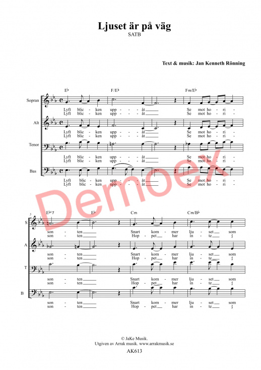 Ljuset �r p� v�g