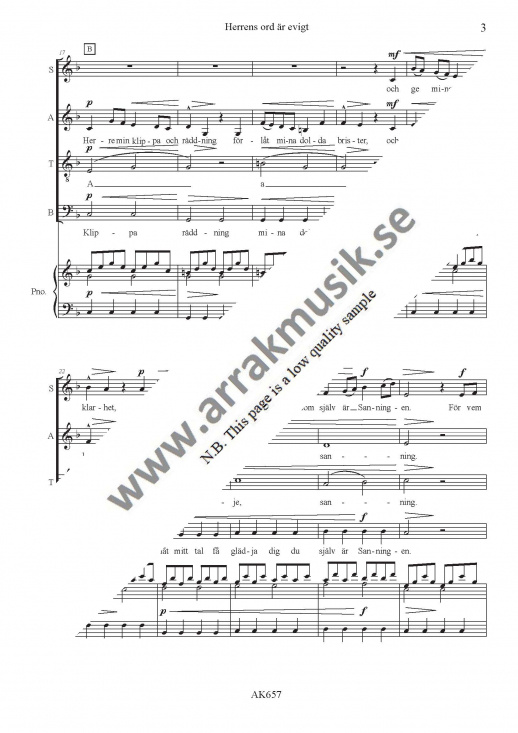 Herrens ord �r evigt