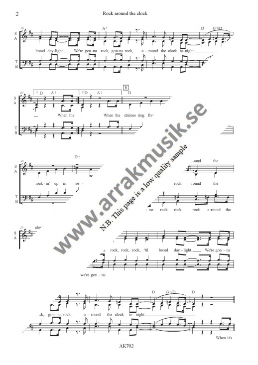 Rock around the clock