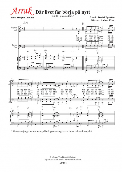 D�r livet f�r b�rja p� nytt