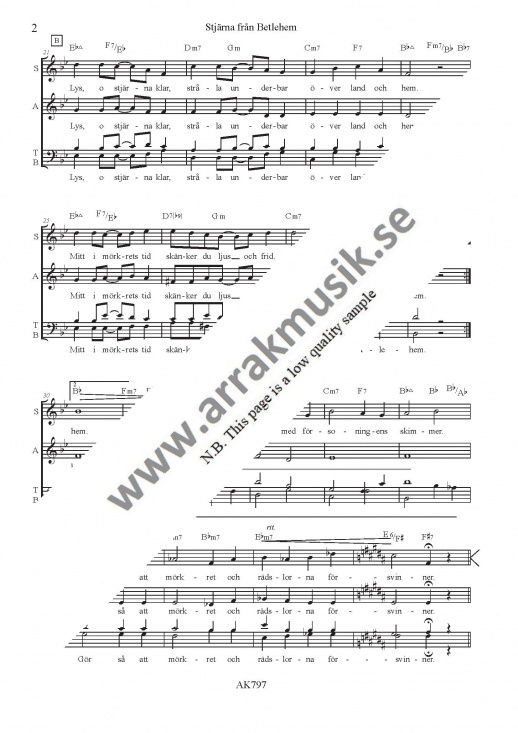 Stj�rna fr�n Betlehem