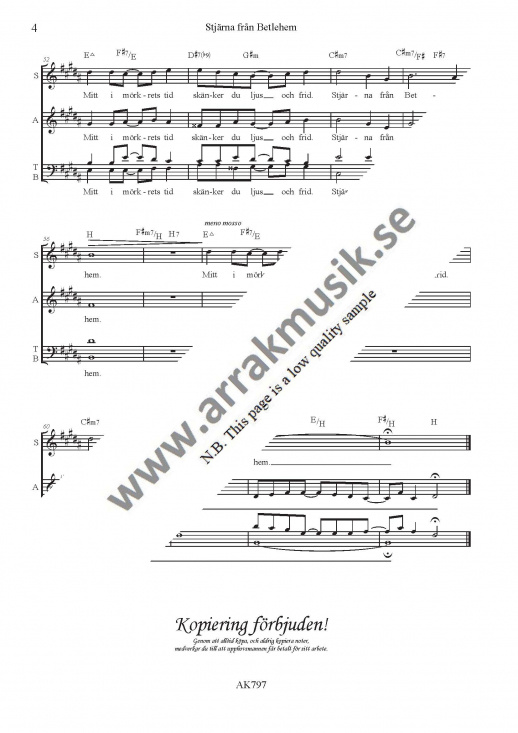 Stj�rna fr�n Betlehem