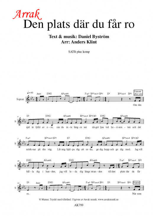 Den plats d�r du f�r ro